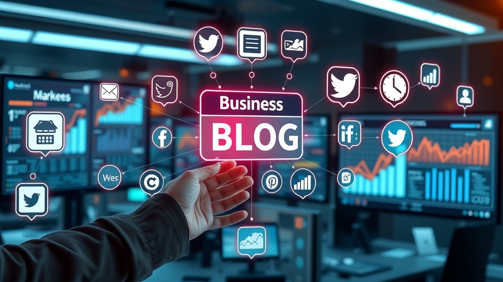 integrated digital marketing platforms with business blog and analytics